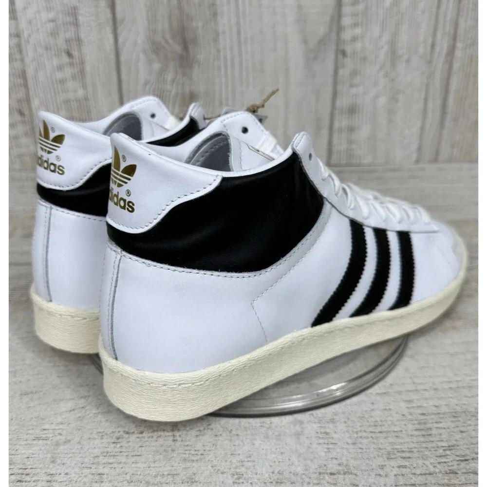 ADIDAS JABBAR HI Men’s Size 10.5 White Black JI3445 Womens Sz 11.5 Basketball